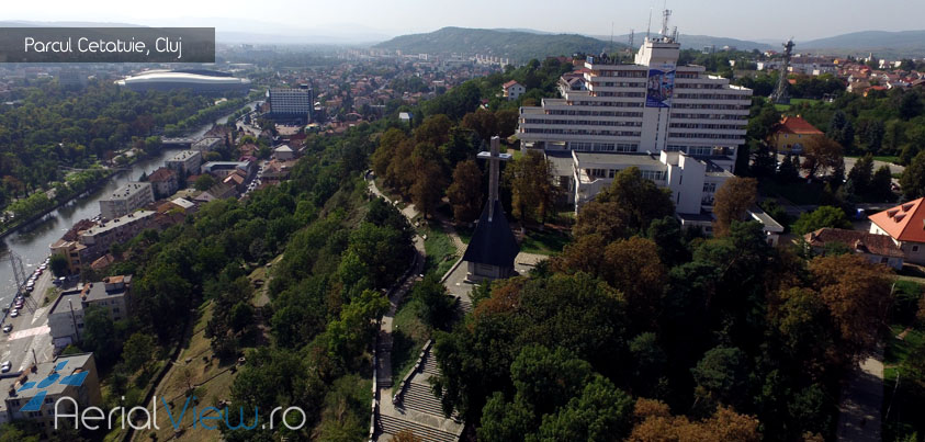 Fotografie cu drone Parcul Cetatuia Cluj